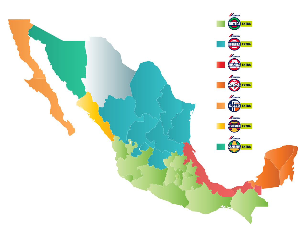 Mapa de marcas Construrama