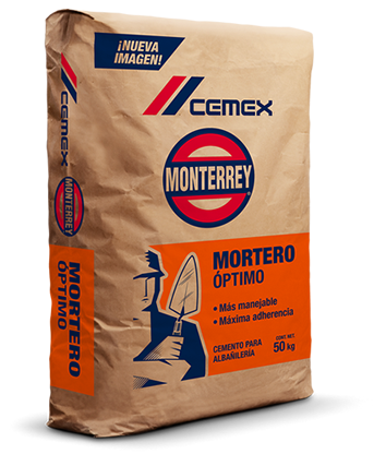 Cemento Cemex Mortero Óptimo 50 kg